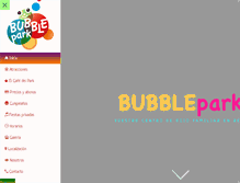 Tablet Screenshot of bubblepark.net